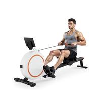 Superun 32 Levels Rowing Machine, 136KG Weight Capacity Rowing Machine for Home Gym with Quiet Magnetic Resistance, Magnetic Rower with APP LCD Display Cardio Exerciser Equipment