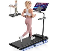 Superun Raceable 6% Incline Walking Pad with App Control, 6/12km/h Under Desk Treadmill for Smart Devices with Training Courses, Max 136KG 159KG Suitable for Heavy People, Door to Door Delivery
