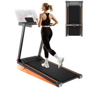Superun Treadmills for Home Foldable with 5% Incline,12km/h,100x42cm Running Area,136KG Capacity Folding Treadmill,3.0HP Motor Running Machines for Home with APP Control, HIIT & MIIT Program