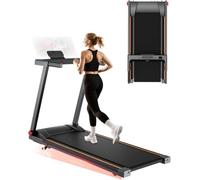 Superun Treadmills for Home Foldable with 6%-12% Auto Incline,12-18km/h,95-130cm Running Area,136kg-181kg Capacity Folding Treadmill,Running Machine with HIIT & MIIT Program, UK Stock, Fast Delivery