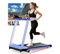 Superun Treadmills for Home Foldable with 6% Incline,16km/h,112x42cm Running Area,158KG Capacity Folding Treadmill,3.5HP Motor Running Machines for Home with APP Control, HIIT & MIIT Program
