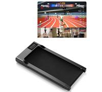 Superun Walking Pad Raceable 6% Incline 2.5HP Under Desk Treadmill 136KG Capacity 6/ 12KM/H Foldable Treadmill with HIIT & MIIT Programs APP Control Portable Walking Machine for Home