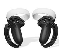 SUPERUS Comfort Controller Grips Cover Compatible with Meta Quest 2 Accessories - All-Silicone Construction, Controller Grips for Oculus Quest 2 with Adjustable Knuckle Straps Protector