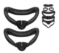 SUPERUS Facial Interface for Oculus/Meta Quest 2 Accessories (Upgraded Version), with 2 PCS Face Cover Foam Pad Replacements, Anti-Light Nose Pad (L/S), Lens Protector, Glasses Spacer (7-in-1 Kit)