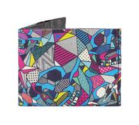 Supervek Alter Ego Skull Stitched Paper Wallet - Vegan Paper Slim Hypebeast Streetwear Bifold Mens Wallet - Men's Credit Card Holder Purse Wallets, Gifts for Him Boys Gents