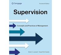 Supervision: Concepts and Practices of Management