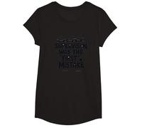 Supervision was The First Mistake Funny Work Quote T-Shirt, Girls, Black, Medium