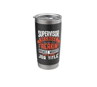Supervisor Freakin Miracle Worker Supervisor Stainless Steel Insulated Tumbler