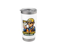 Supervisor Mornings My Coffee, Then Maybe Safety Stainless Steel Insulated Tumbler