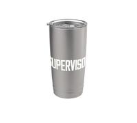 Supervisor Text Design for Leadership Identification Stainless Steel Insulated Tumbler