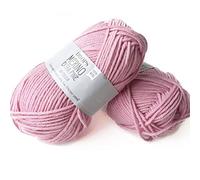 Superwash 100% Merino Wool Yarn for Knitting and Crocheting, 3 or Light, DK, Leight Worsted Weight, Drops Merino Extra Fine, 1.8 oz 115 Yards per Ball (25 Pink)