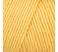 Superwash Merino Wool and Cotton Yarn for Knitting and Crocheting, 4 or Medium, Worsted, DK Weight, Drops Cotton Merino, 1.8 oz 120 Yards per Ball (17 Vanilla)