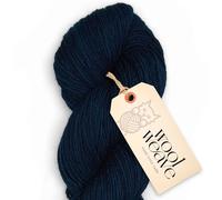 Superwash Merino Wool Yarn for Knitting & Crocheting - Hand Dyed, Luxurious & Soft Dk Weight, 100gr, 240 Yards - Indigo Evening