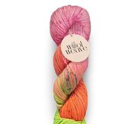 Superwash Merino Wool Yarn for Knitting & Crocheting - Hand Dyed, Luxurious & Soft Dk Weight Yarn, 100gr, 240 Yards - Galaxy Glow