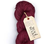 Superwash Merino Wool Yarn for Knitting & Crocheting - Premium Hand Dyed, 100gr, 240 Yards, Dk Weight - Luxurious, Soft & Durable Dark Red Yarn