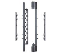 Superyard Wall Mount Kit" by North States: Hardware to Make Any Superyard Classic, Colorplay or Indoor-Outdoor 6-Panel Play Yard or 2-Panel Play Yard Extension into an Extra-Wide Barrier (Gray)