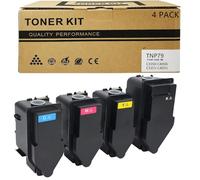 SUPERYILED TNP79 Toner Cartridge Replacement for Konica Minolta TNP79K TNP79Y TNP79M TNP79C Toner Compatible with Konica Minolta Bizhub C3350i C4050i C3351i C4051i Printer Toner 4-Pack
