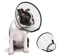 Supet Dog Cone Collar Adjustable Pet Cone Recovery Collar Comfortable Pet Cone Protective for After Surgery Anti-Bite Lick Wound Healing Safety Practical Plastic Collar for Dogs and Cats (S-new)