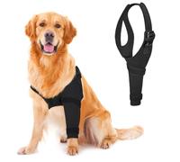 Supet Dog Elbow Protector & Recovery Sleeve for Front Legs - Adjustable Pet Leg Sleeve to Stop Licking for Arthritis, Calluses, Post-Surgery Care, Knee Brace for Large Dogs(Left,M)