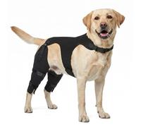 Supet Dog Rear Leg Sleeve to Stop Licking, Soft Breathable Back Leg Recovery Cover for TPLO CCL Surgery, Belly Opening for Male and Female Dogs, Cone Alternative