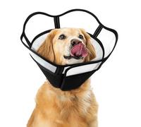 Supet Soft Comfortable Dog Cone Collar - Adjustable for Large, Medium & Small Dogs, Stops Licking After Surgery