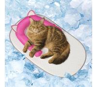 Supet Soft Ice-Silk Cooling Mat Washable Pet Cooling Mat for Cats & Small Dogs, Indoor/Outdoor Pet Use (P-2)