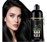 SUPGUDER Temporary Black Hair Shampoo with Natural Ingredients - Instant Color for Up to 30 Days, Simple to Use, Fast-Hair Colour Shampoo for Men and Women