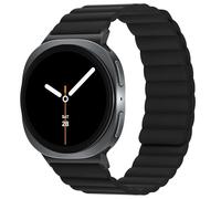 Suphart Magnetic Straps Compatible with Samsung Galaxy Watch 8 Strap 44mm 40mm/Watch 8 Classic 46mm, Waterproof Sport Replacement Bands for Women Men, Black