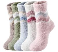 Suphigher Fluffy Socks Womens, Winter Bed Socks Womens 4-7, Ladies Cosy Warm Sock