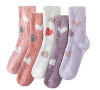 Suphigher Fluffy Socks Womens, Winter Bed Socks Womens 4-7, Ladies Cosy Warm Sock
