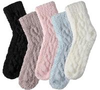 Suphigher Fluffy Socks Womens, Winter Bed Socks Womens 4-7, Ladies Cosy Warm Sock