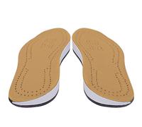 Supination Insoles, O/XO Leg Orthopaedic Corrective Brown Insoles for Foot Alignment, Heel Pain, Metatarsalgia, Arch Legs, Posture Improvement
