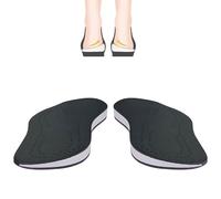 Supination O/XO Leg Orthopedic Corrective Insoles for Men and Women - Foot Alignment, Bow Legs, Posture Improvement, Pronation Correction(Black,39-40)