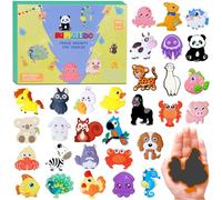 SUPINEEDO Animal Magnets - 30 Toddler Magnets for Refrigerator - Fridge Magnets for Toddlers Play with Magnetic - Kid Magnet for Sounds Learning - Promotes Animal Recognition and Language Development
