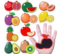 SUPINEEDO Fridge Magnet for Toddlers 1-3, Strong Magnetic Rubber Cute Fruit Refrigerator Magnet for Kids, Kids Magnets for Fridge Baby Magnet Toys Children Gift for Whiteboard Fridge Dishwasher Oven