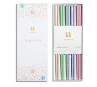 SUPJOYES 5 Pairs Fiberglass Chopsticks, Multicolour Reusable Chop Sticks Japanese Style, Non-Slip Chopsticks Gift Set Dishwasher Safe, 24cm