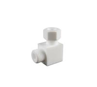 Supkancl 1PC Elbow 1/8" 1/4" 3/8" 1/2" 3/4" 1" BSP Male-6 8 10 12 16mm 1/8-1 Inch OD Tube OD Compression Union Fitting PTFE Coupler Connector(1 NPT-25.4mm)