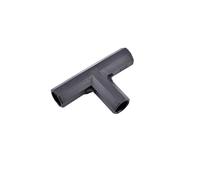 Supkancl 2PCS 11mm Black Flower Stand Connector Garden Greenhouse Pole Joint Gardening Connection Fittings(11mm Flat Three-way)