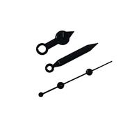 Supkancl Watch Accessories, Colored Hands, Black Oil, No Night Light, Suitable for Installing NH35/36/4R/7S Movements(Black)