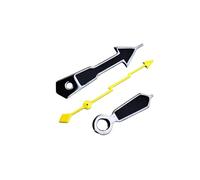 Supkancl Watch Hands Pointer Green Super Bright Stainless Steel Watch Pointer for Nh35/nh36(Fluorescence Yellow)