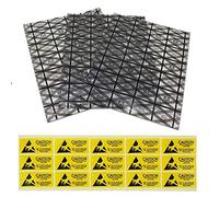 Supkeyer 30Pcs ESD Anti-Static Shielding Bags for SSD HDD and Electronic Device,Motherboard Graphics Video Card LCD Screen with Caution Labels (Assorted 30 x 40 cm / 11.8 x 15.7 inch)