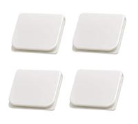 Supkeyer 4Pcs Windproof Stop Protect Clips, Shower Splash Guard Curtain Clip, Self Adhesive Shower Curtain Clips Splash Holder to Wall (4, White)