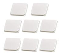 Supkeyer 8Pcs Windproof Stop Protect Clips, Shower Splash Guard Curtain Clip, Self Adhesive Shower Curtain Clips Splash Holder to Wall (8, White)