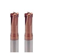 SUPKOUMKBG HRC60 Milling Carbide CNC High Feed Milling Tool 6R1.5 8R2 12R2 Rough Machining Wear(D12R2-5-M24-75L)