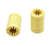 SUPKOUMKBG Solid Polymer RJMP-01-08 Linear Bearing 8 * 16 * 25 mm Plastic Bearings 8mm for 3D Printer Parts(2Pcs-8 * 16 * 25mm)