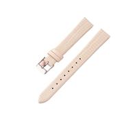 SUPKOUMKBG Ultra-thin Leather Strap Watch Band 8mm 10mm 12mm 14mm Leather WatchStrap Universal Bands(Khaki Silver,10mm)