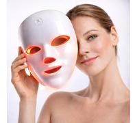 Suplexity LED Red Light Therapy Face Mask Advanced, 7 Colour Treatment, Anti-Aging Skin Health Care Product Treatment, USB Rechargeable, Professional Facial Beauty Skincare Device Adjustable