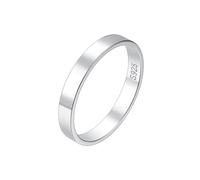 Suplight 925 Sterling Silver Ring for Women Men Engagement Couple's Wedding Bands Promise Ring 3MM Valentines Personalised Gifts Custom Jewellery Size 5