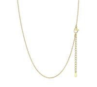 Suplight Gold Necklaces for Women Stainless Steel Cable Chain 1.4mm Thin Rolo Chains 18 Inch Cable Necklace Waterproof Hypoallergenic Women's Jewellery Gift for Daughter