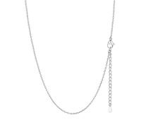 Suplight Silver Necklaces for Women Stainless Steel Cable Chains 18 Inch 1.4mm Thin Rolo Link Necklace Metal Chain Hypoallergenic Waterproof Women's Jewellery Gift for Daughter